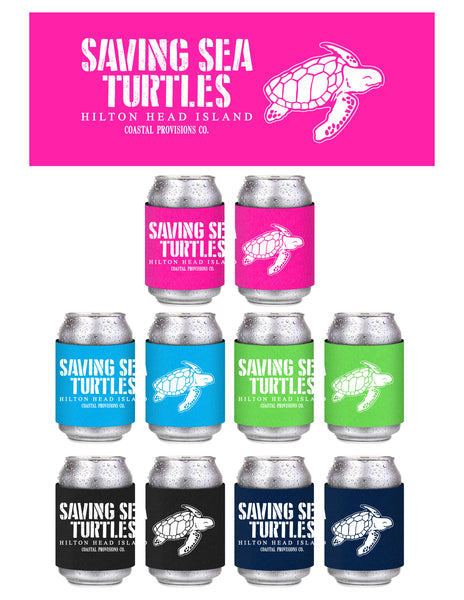 Save the Sea Turtle- Slap Koozie