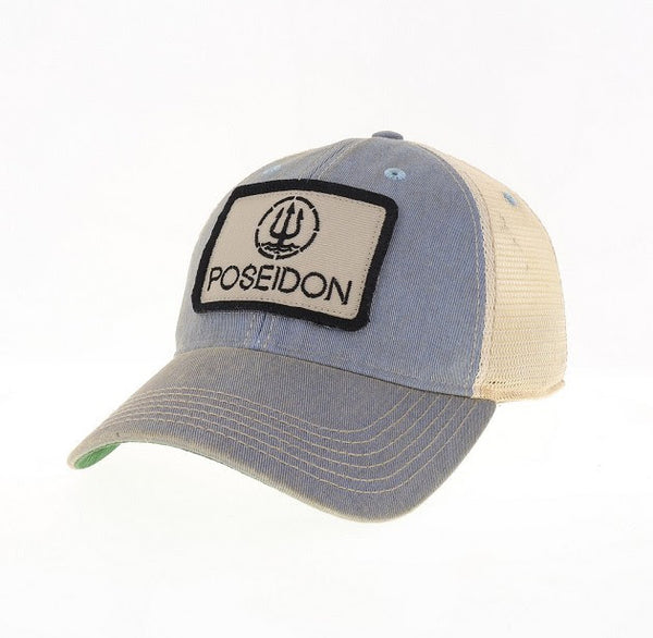 Poseidon Trucker Hat- Light Blue